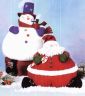 Mini Puffs Santa & Snowman